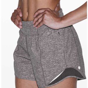 Lululemon Hotty Hot Short High-Rise Long 4" Heather Lux Multi Black 4